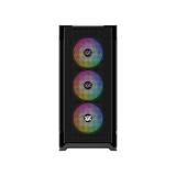 XYZ - AIRONE 300 X, TORRE GAMING,MESH, ALTO FLUJO AIRE, 6x VENTILADORES, TYPO C, ATX, NEGRA