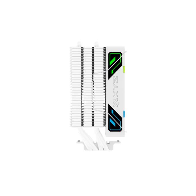 XYZ - THERMAX 4, DISIPADOR CPU,4 HEATPIPES, VENTILADOR VORTEX ALTO RENDIMIENTO, 120MM, BLANCO