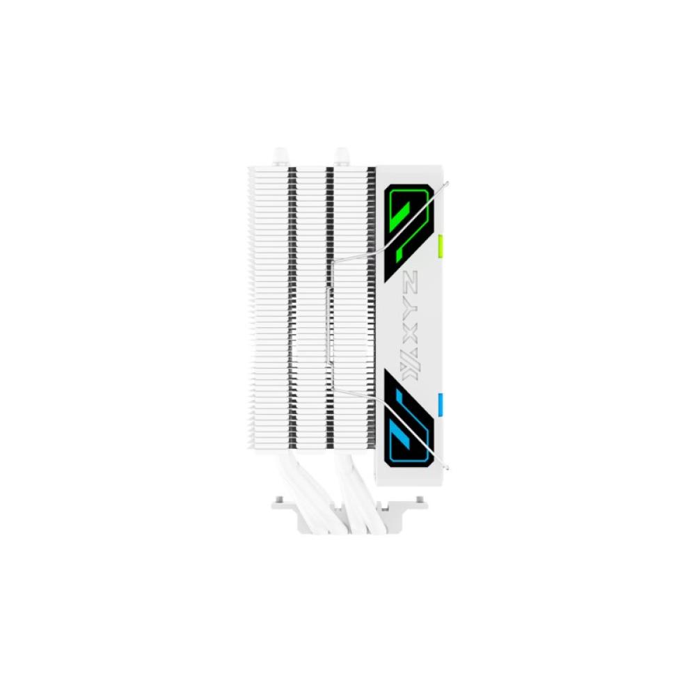 XYZ - THERMAX 4, DISIPADOR CPU,4 HEATPIPES, VENTILADOR VORTEX ALTO RENDIMIENTO, 120MM, BLANCO