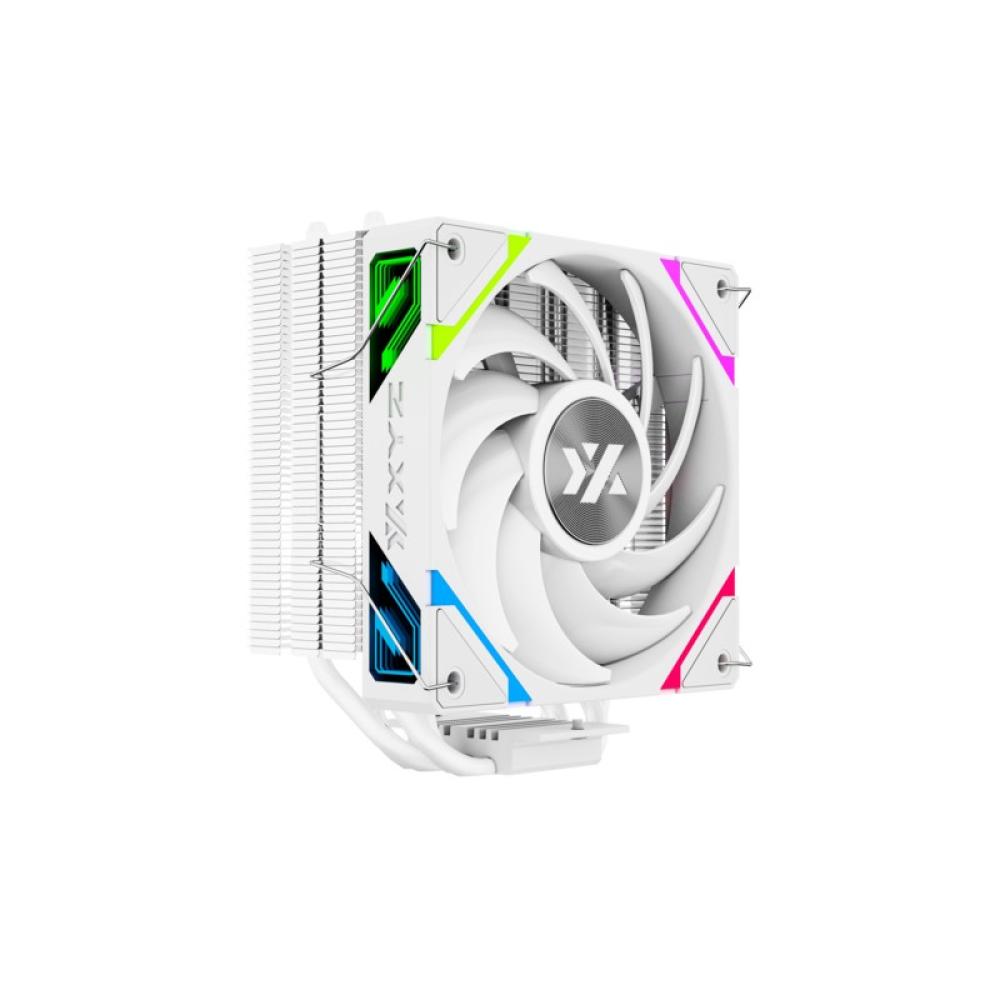 XYZ - THERMAX 4, DISIPADOR CPU,4 HEATPIPES, VENTILADOR VORTEX ALTO RENDIMIENTO, 120MM, BLANCO