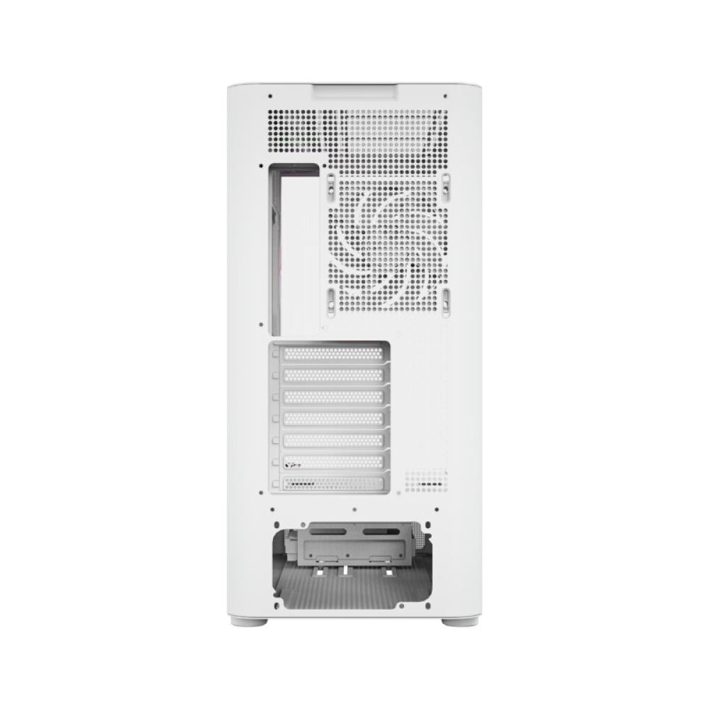 XYZ - QUANTUM TORRE GAMING A-RGB , 4x VENTILADORES, PWM, BTF, CRISTAL CURVO, TIPO C , ATX, BLANCA