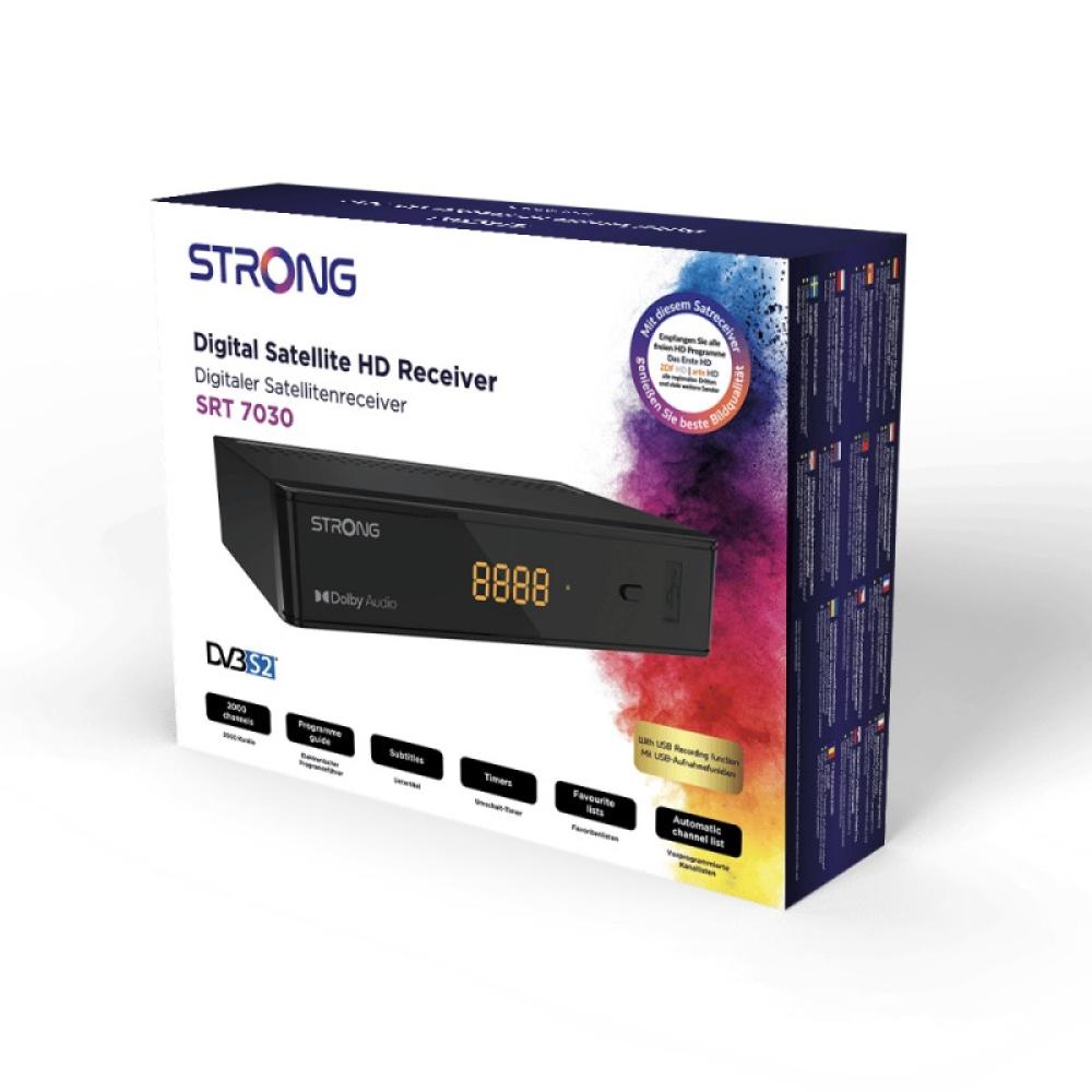 Strong - SRT 7030 descodificador para televisor Satélite HD Negro