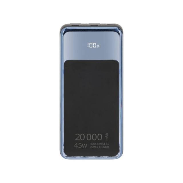 Rivacase - VA1075 batería externa Polímero de litio 20000 mAh Negro, Azul