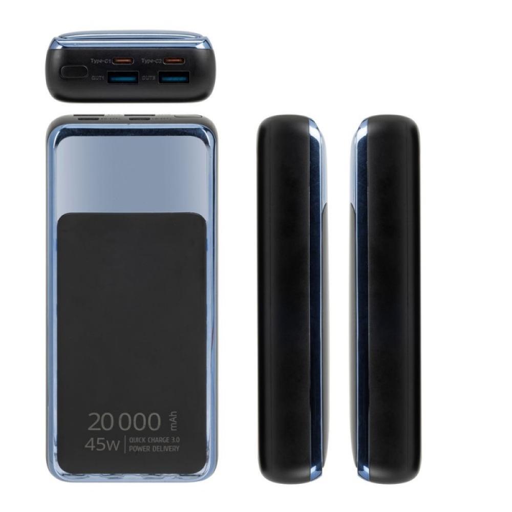Rivacase - VA1075 batería externa Polímero de litio 20000 mAh Negro, Azul