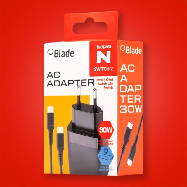 Blade Gaming - BL1002 cargador de dispositivo móvil Consola de juegos portátil Negro Corriente alterna Interior