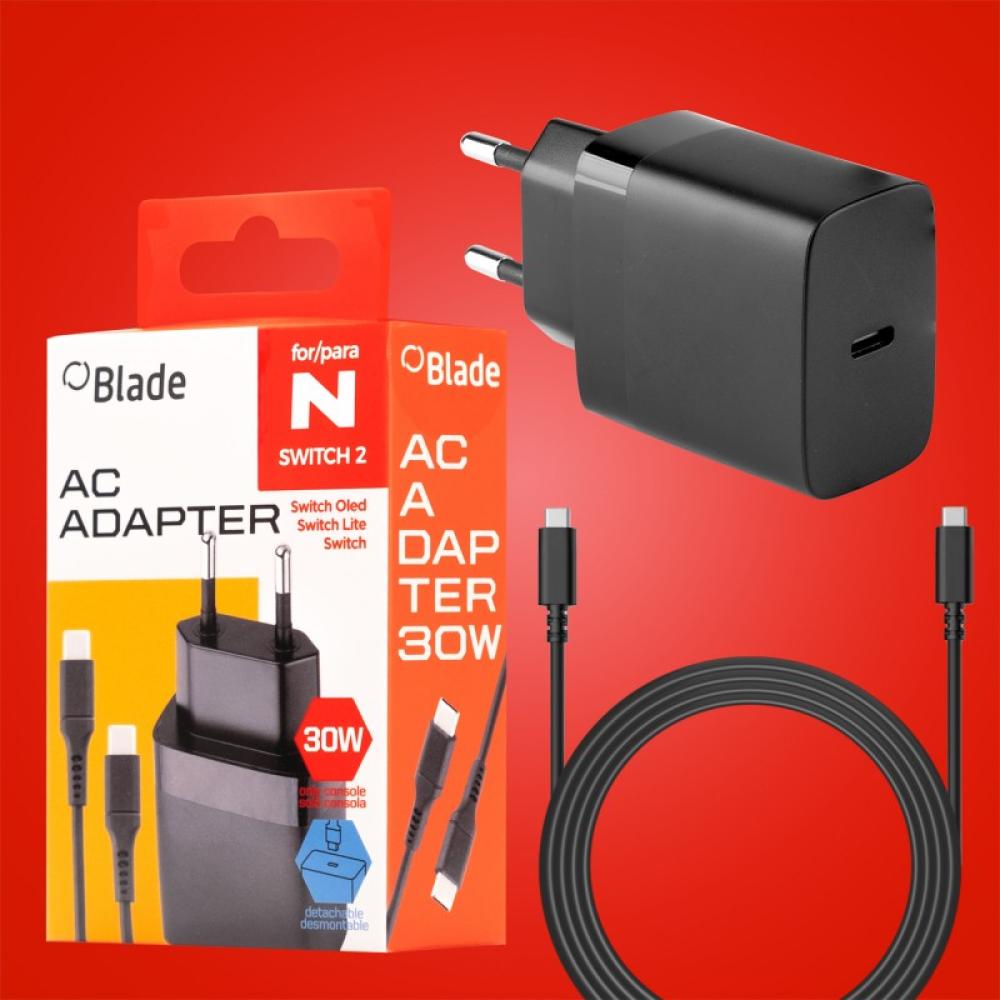 Blade Gaming - BL1002 cargador de dispositivo móvil Consola de juegos portátil Negro Corriente alterna Interior