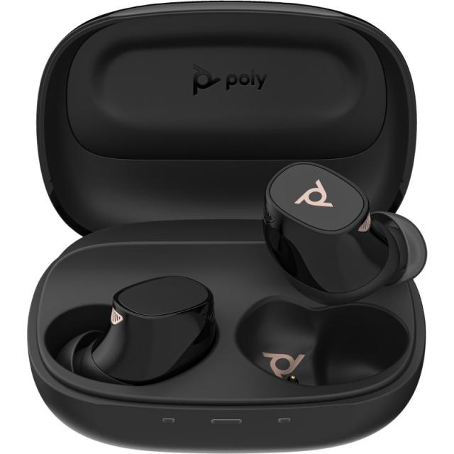 HP Poly - Voyager Free 20 Black Earbuds +Basic Charge Case