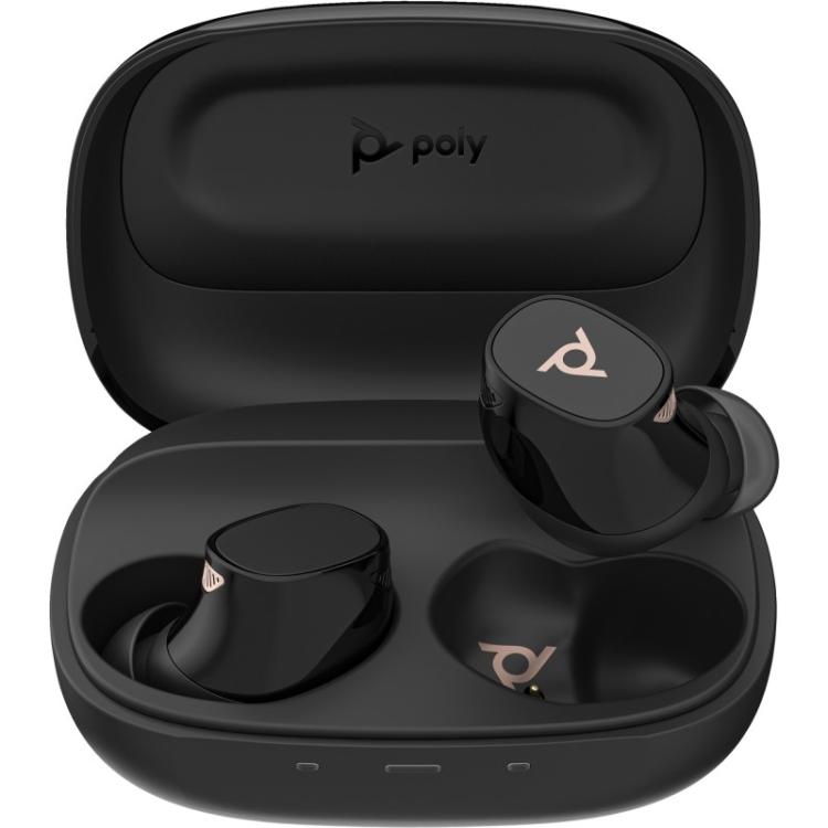 HP Poly - Voyager Free 20 Black Earbuds +Basic Charge Case
