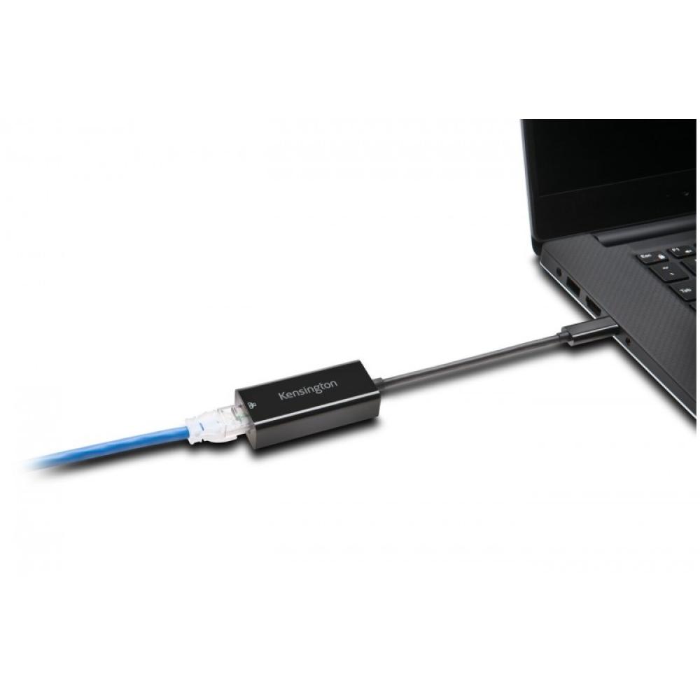 Kensington - Adaptador de USB-C a Ethernet CA1100E