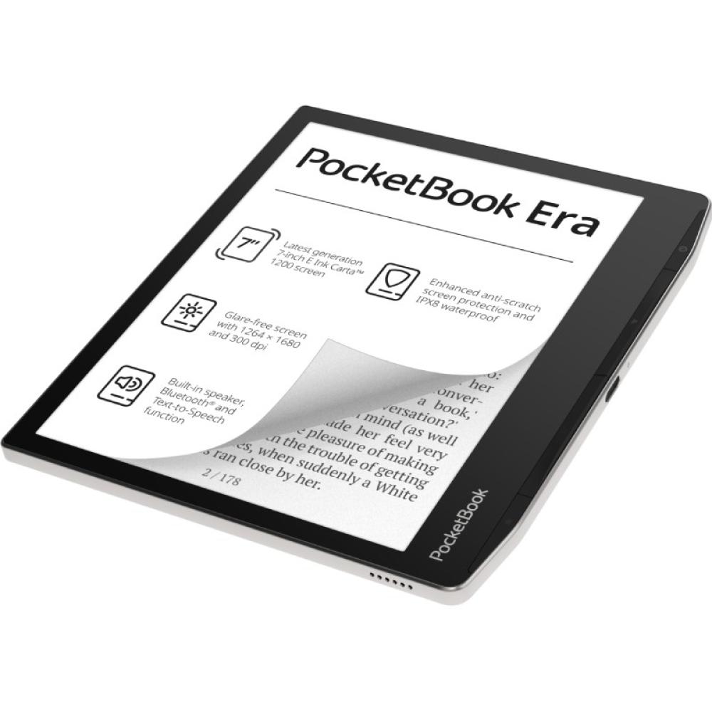 PocketBook - 700 Era Silver lectore de e-book Pantalla táctil 16 GB Negro, Plata