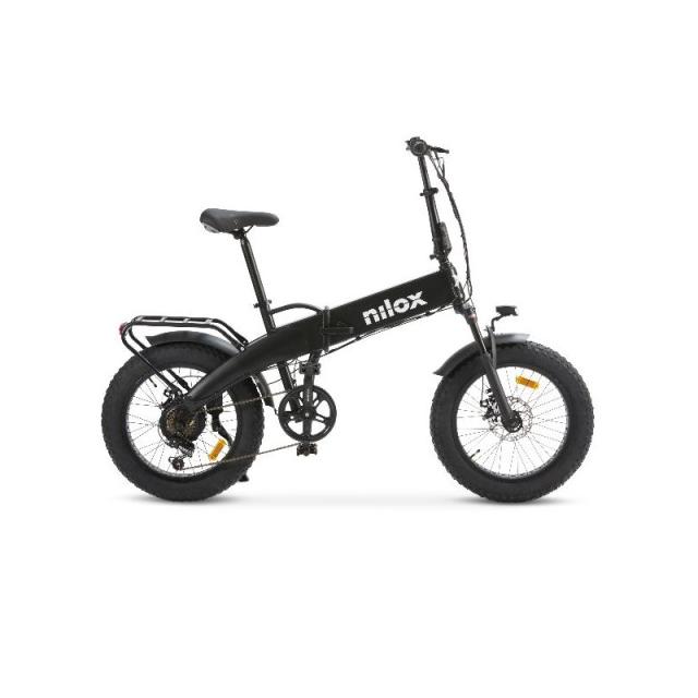 Nilox - NXEBX10BK bicicleta eléctrica Negro Aluminio, Acero 50,8 cm (20") Litio