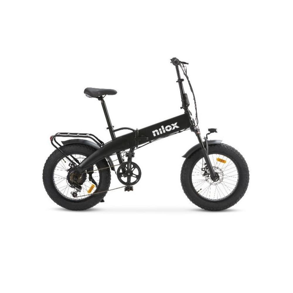 Nilox - NXEBX10BK bicicleta eléctrica Negro Aluminio, Acero 50,8 cm (20") Litio