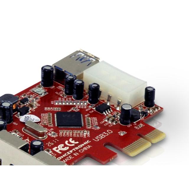 Conceptronic - C4USB3EXI tarjeta y adaptador de interfaz Interno USB 3.2 Gen 1 (3.1 Gen 1)
