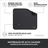 Logitech - 956-000049 alfombrilla para ratón Grafito