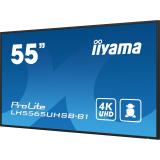 iiyama - LH5565UHSB-B1 pantalla de señalización Diseño de quiosco 138,7 cm (54.6") LED Wifi 800 cd / m² 4K Ultra HD Negro Proces