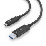 AISENS - A157-0926 cable USB USB 3.2 Gen 2 (3.1 Gen 2) 25 m 2 x USB A USB C Negro