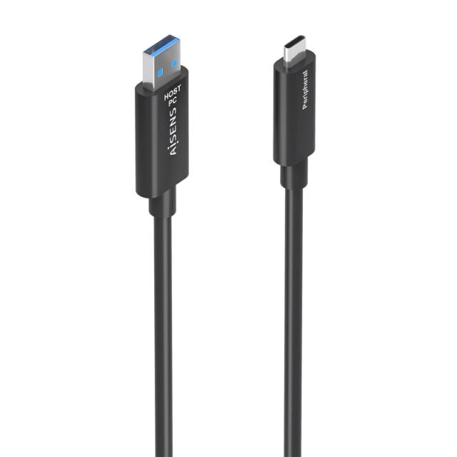AISENS - A157-0926 cable USB USB 3.2 Gen 2 (3.1 Gen 2) 25 m 2 x USB A USB C Negro