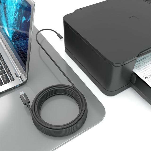 AISENS - A157-0927 cable USB USB 3.2 Gen 2 (3.1 Gen 2) 40 m 2 x USB A USB C Negro