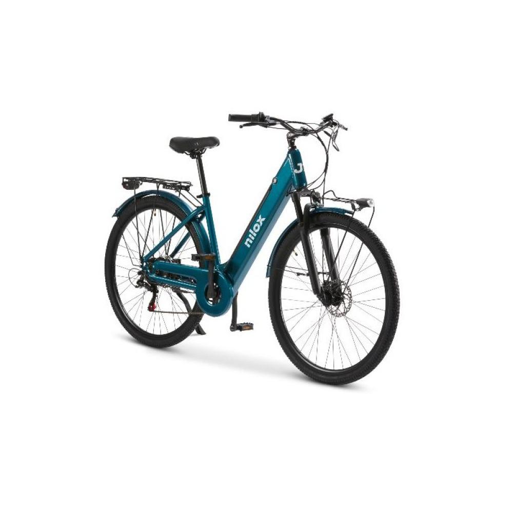 Nilox - NXEBJ7GR bicicleta eléctrica Verde Aluminio 71,1 cm (28") 27,5 kg Litio