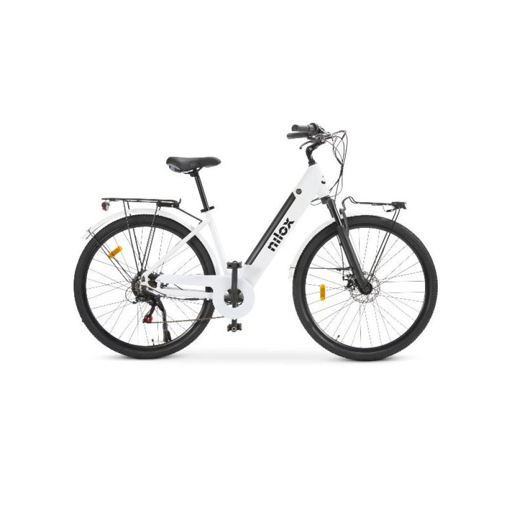 Nilox - NXEBJ7WH bicicleta eléctrica Blanco Aluminio 71,1 cm (28") 27,5 kg Litio