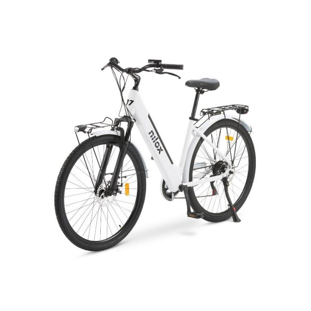 Nilox - NXEBJ7WH bicicleta eléctrica Blanco Aluminio 71,1 cm (28") 27,5 kg Litio