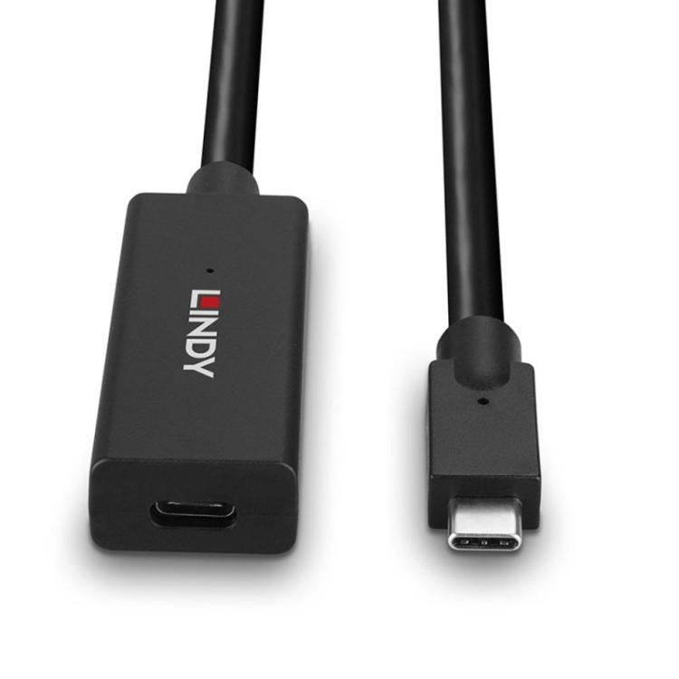 Lindy - 43364 cable USB USB 3.2 Gen 2 (3.1 Gen 2) 5 m USB C Negro
