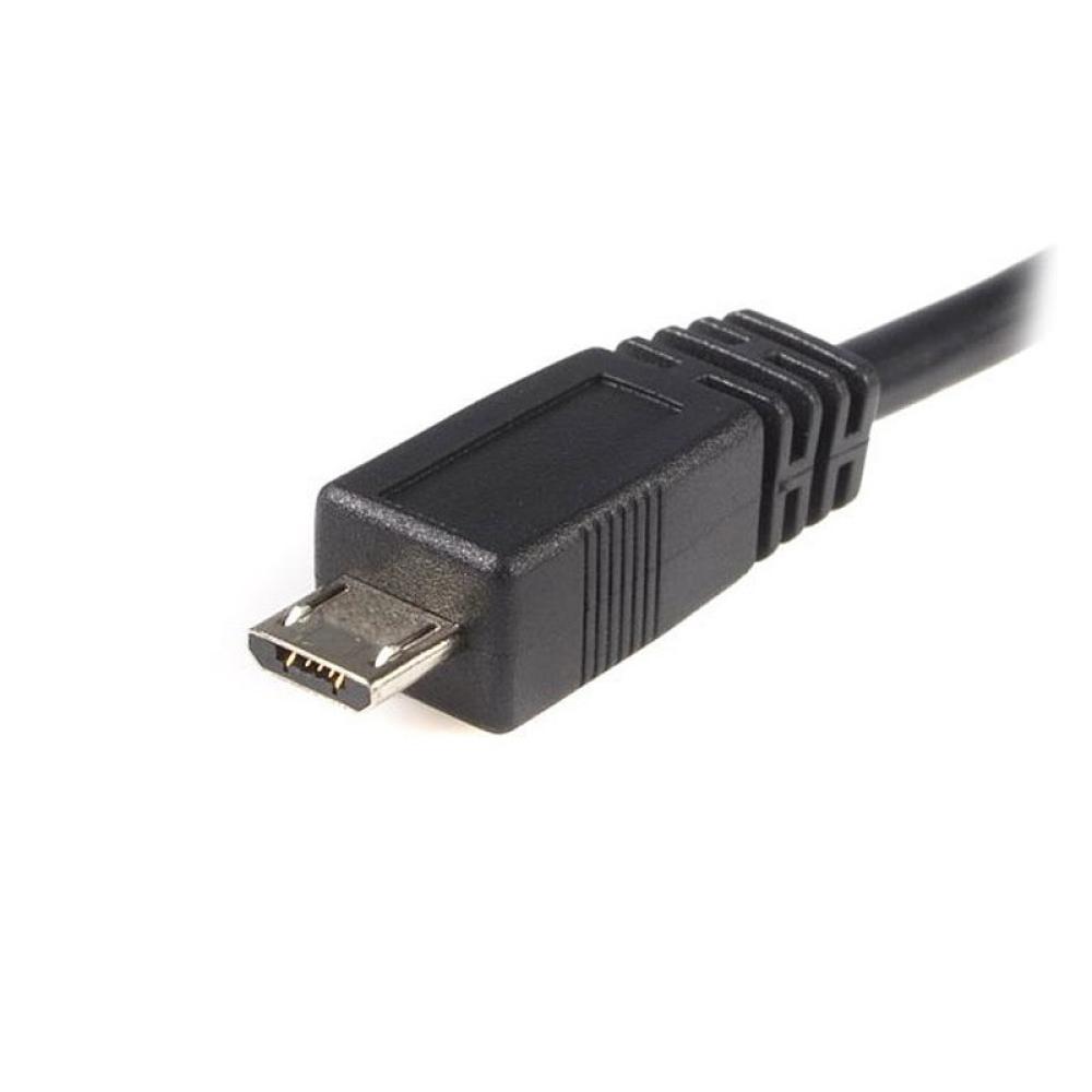 StarTech.com - Cable 3m Micro USB B a USB A Cargador para Teléfono Móvil Datos USB 2.0 - Macho a Macho - Negro