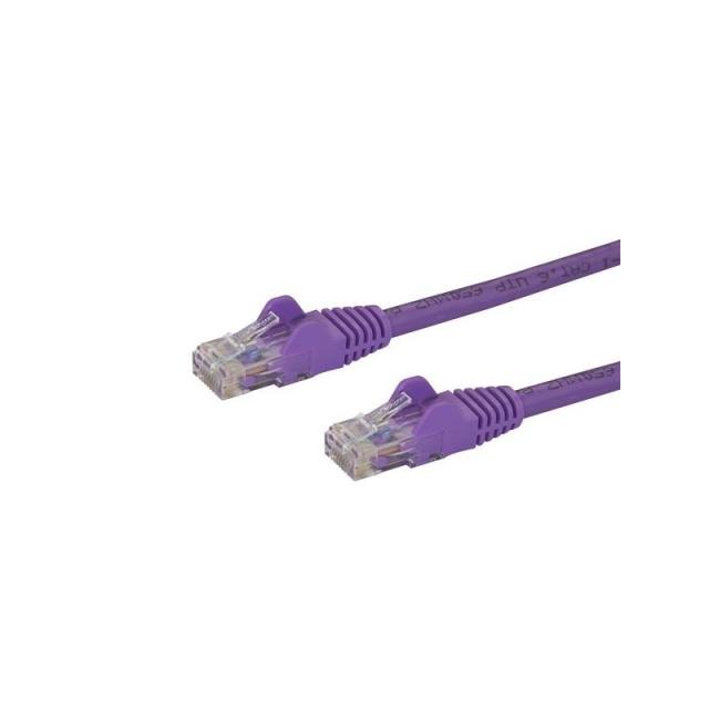 StarTech.com - Cable de Red de 1m Púrpura Cat6 UTP Ethernet Gigabit RJ45 sin Enganches