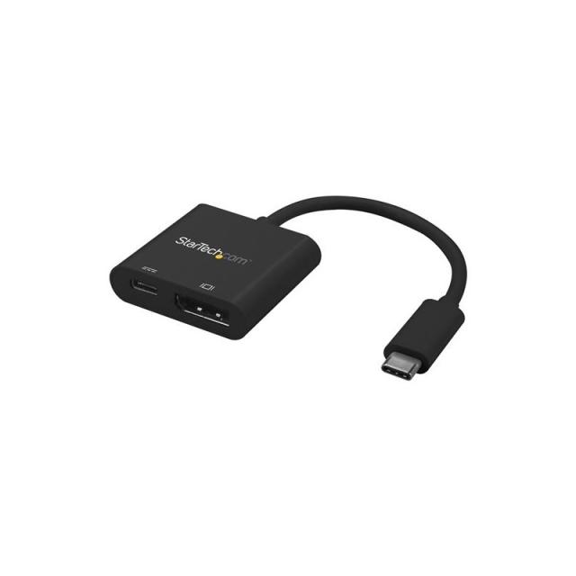 StarTech.com - Adaptador USB C a DisplayPort con Entrega de Alimentación - 4K 60Hz HBR2 - Conversor USB Tipo C a Monitor DP 1.2