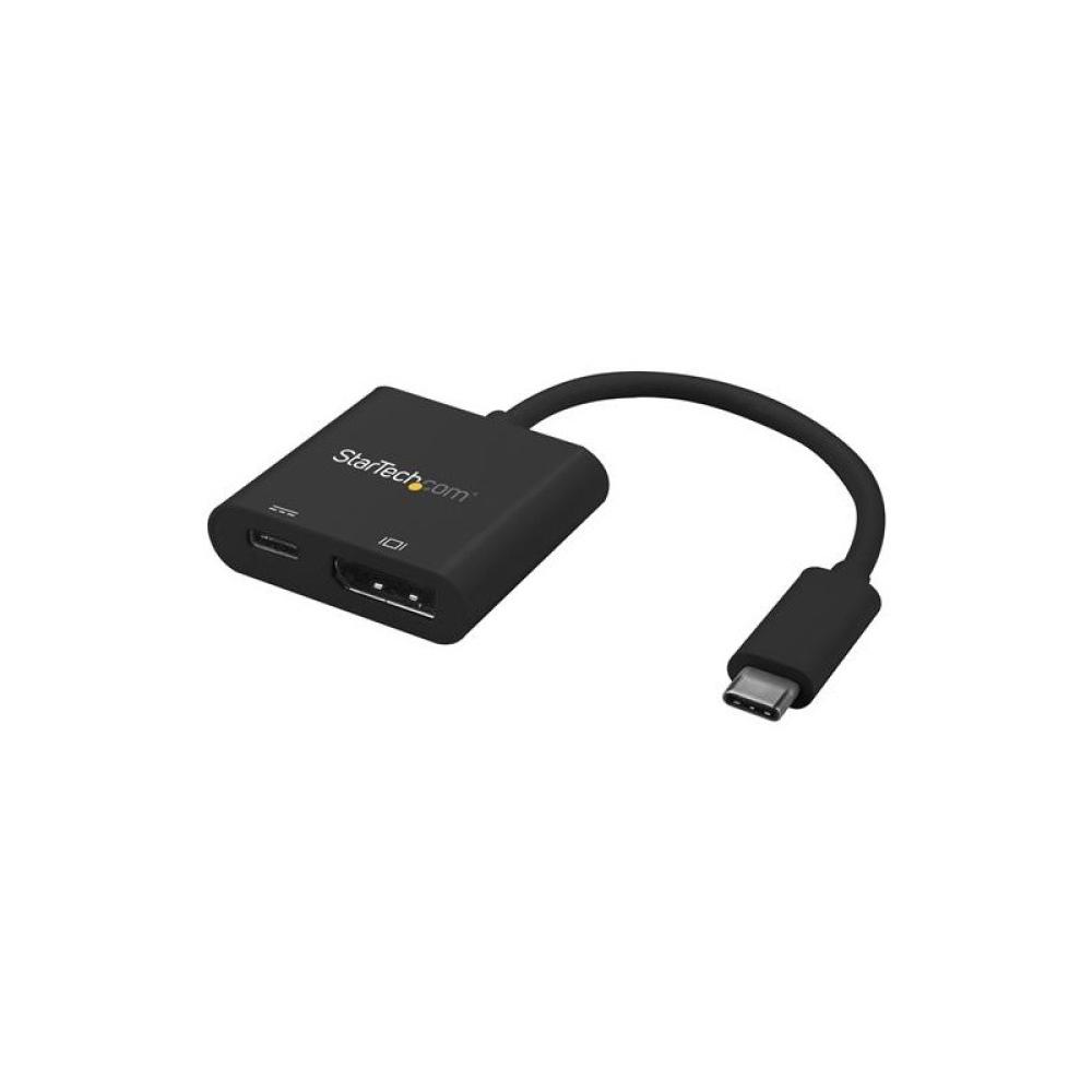 StarTech.com - Adaptador USB C a DisplayPort con Entrega de Alimentación - 4K 60Hz HBR2 - Conversor USB Tipo C a Monitor DP 1.2
