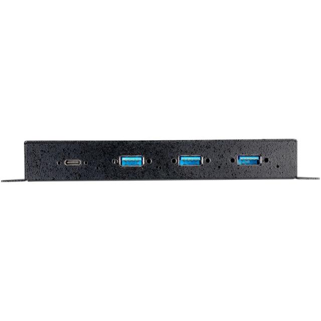 StarTech.com - Hub USB-C de 4 Puertos de 10Gbps - Ladrón Concentrador USB Tipo C Industrial de Metal con 3 Puertos USB-A y 1 USB