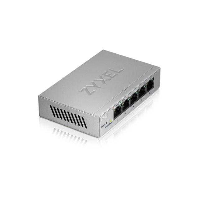 Zyxel - GS1200-5 Gestionado Gigabit Ethernet (10/100/1000) Plata