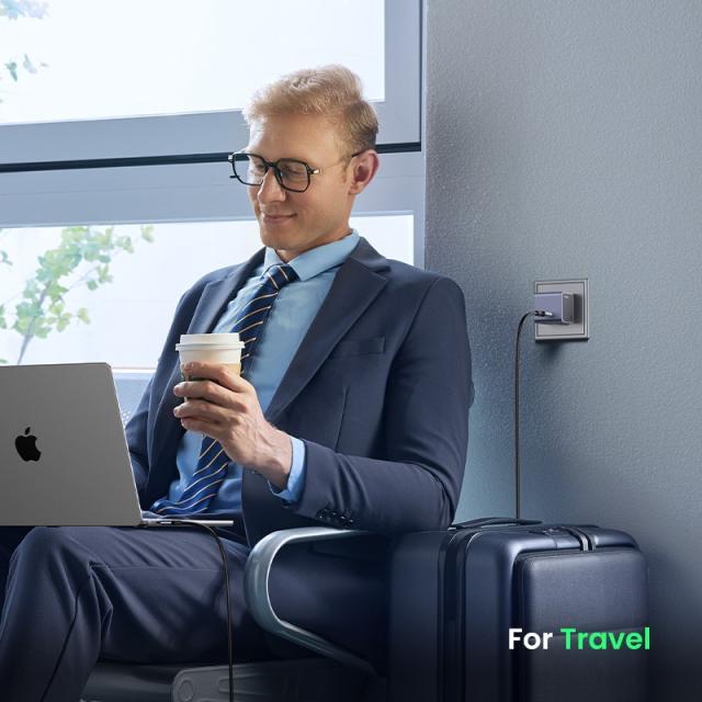 Ugreen - Nexode S 30W USB-C GaN Fast Charger EU gray Teléfono móvil, Batería portátil, Teléfono Gris Corriente alterna Interior