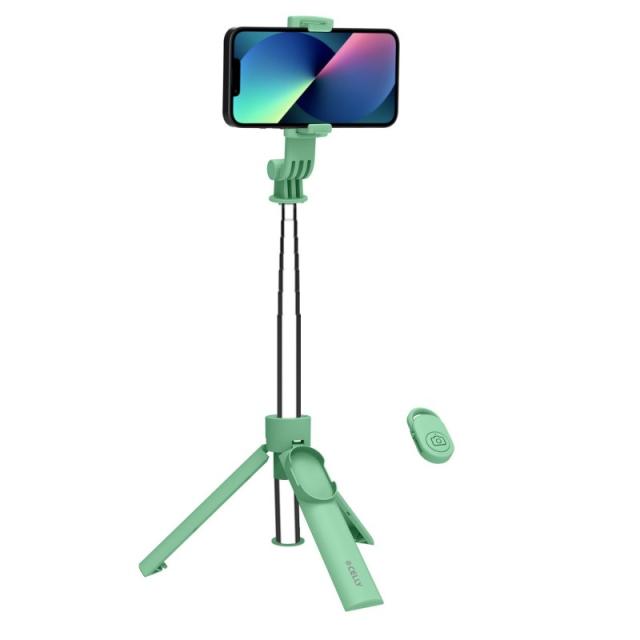 Celly - CLICKSFSTICKGN palo para autofotos Smartphone Verde