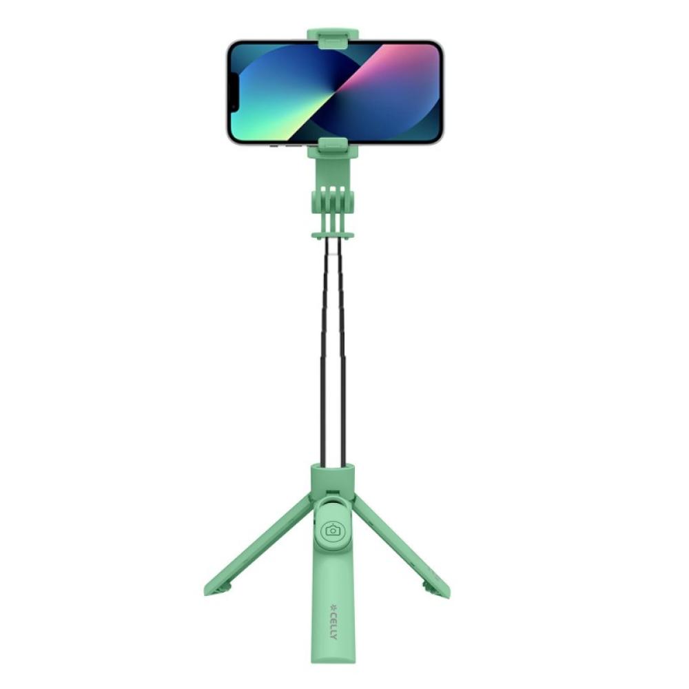 Celly - CLICKSFSTICKGN palo para autofotos Smartphone Verde