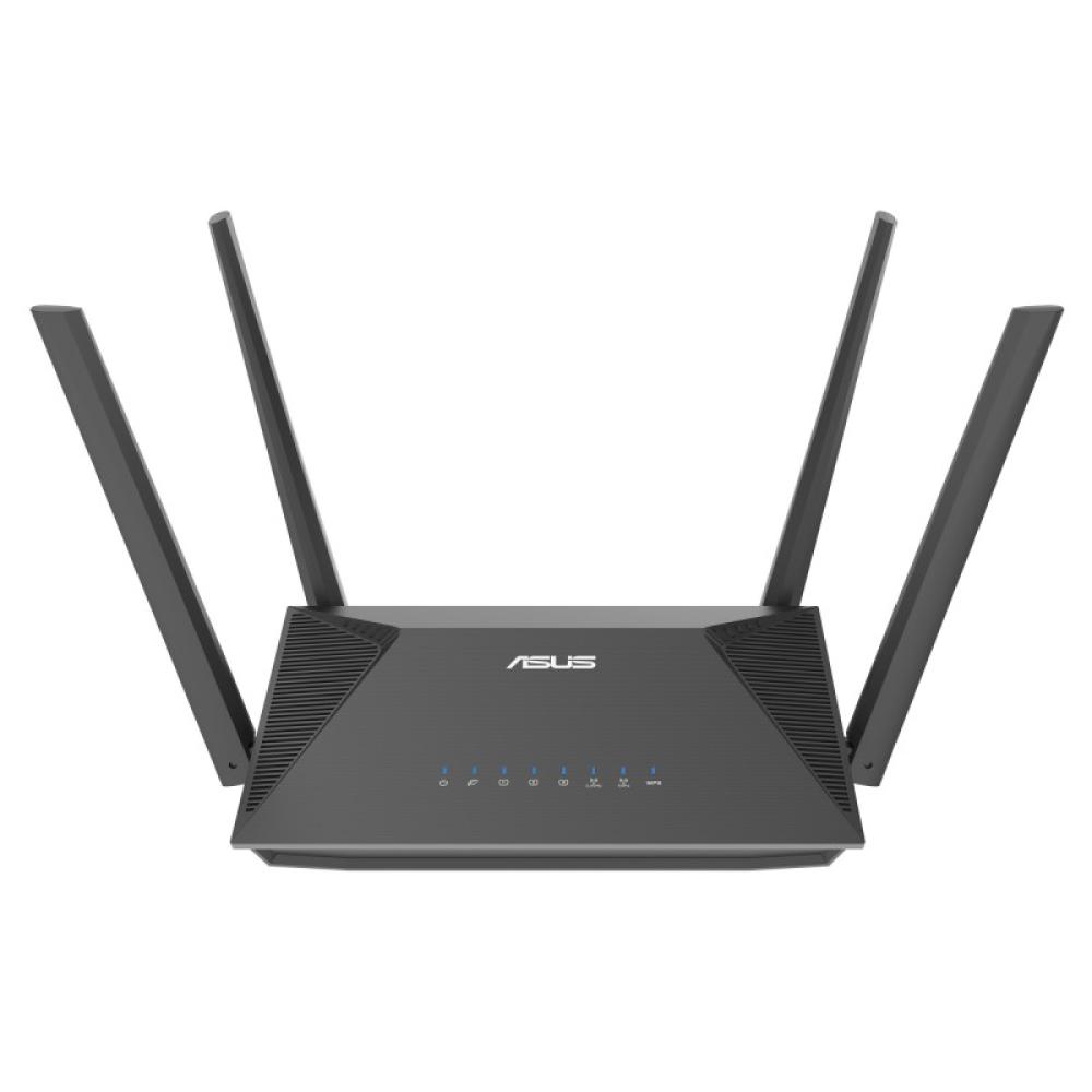 ASUS - RT-AX52 Pro AX3000 router inalámbrico Gigabit Ethernet Doble banda (2,4 GHz / 5 GHz) Negro