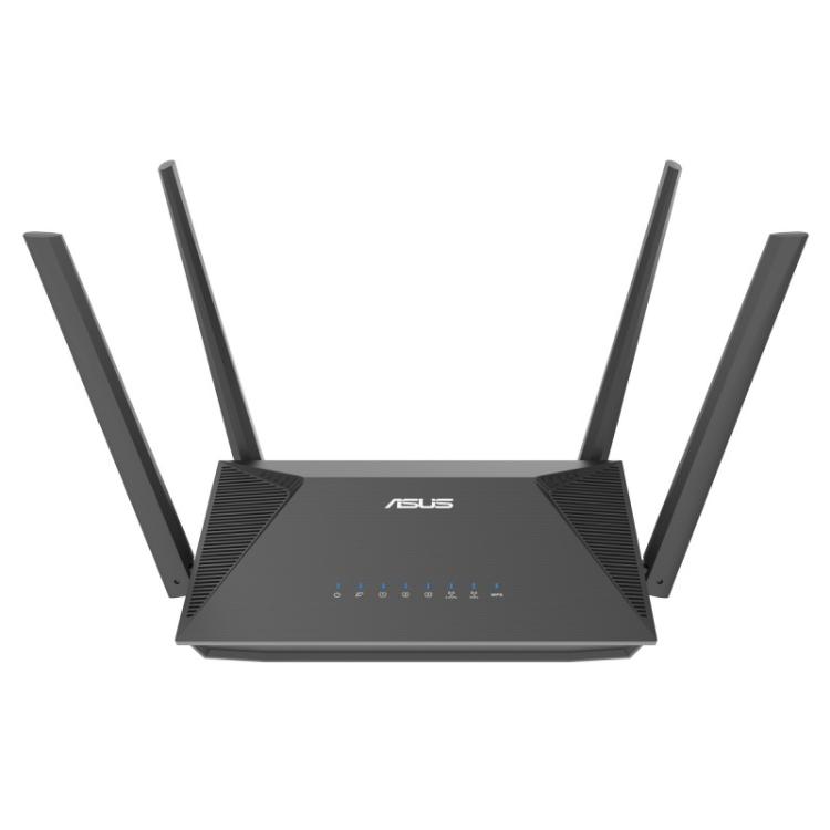 ASUS - RT-AX52 Pro AX3000 router inalámbrico Gigabit Ethernet Doble banda (2,4 GHz / 5 GHz) Negro
