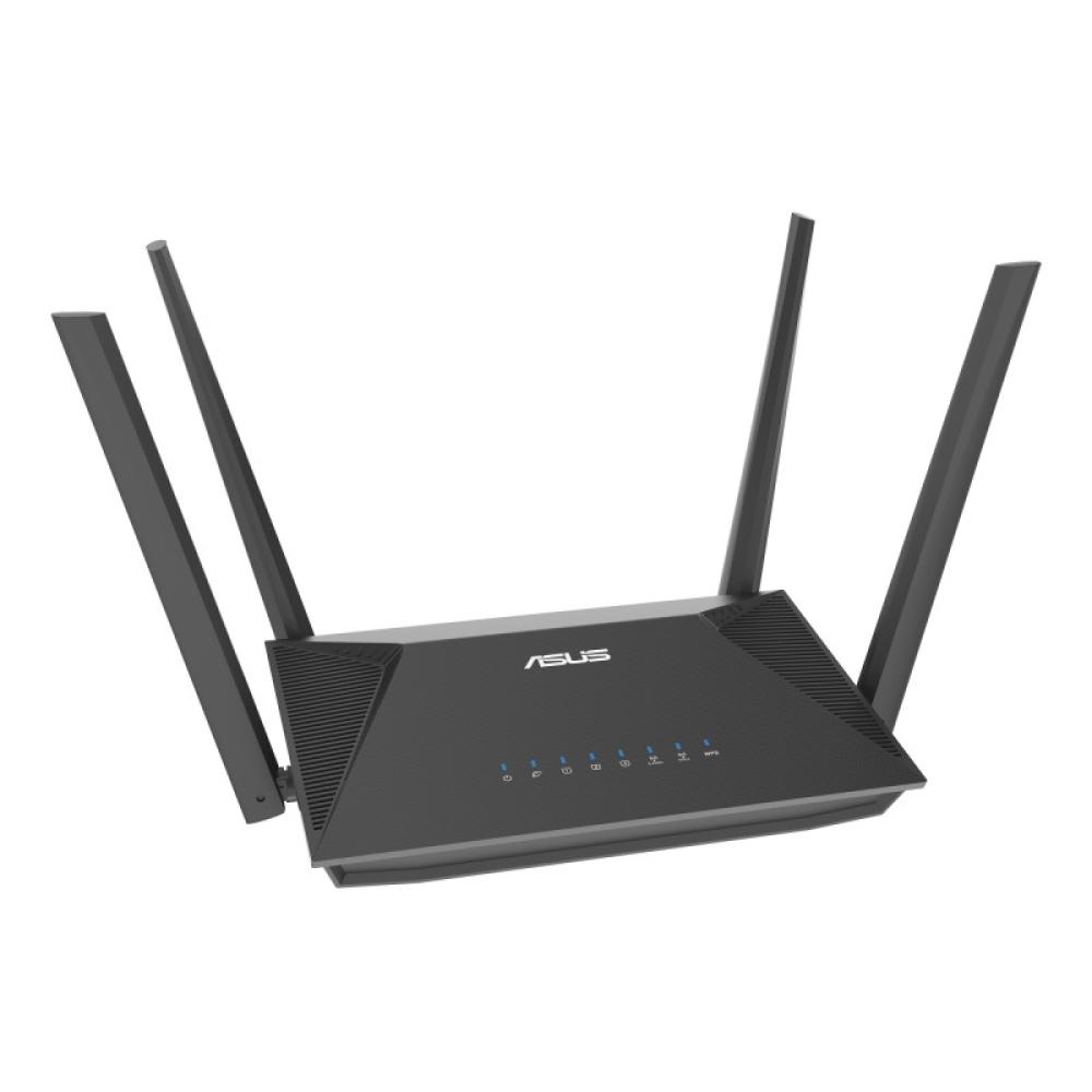 ASUS - RT-AX52 Pro AX3000 router inalámbrico Gigabit Ethernet Doble banda (2,4 GHz / 5 GHz) Negro