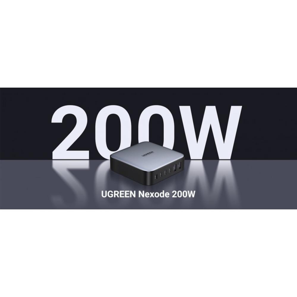 Ugreen - Nexode Universal Negro, Gris Corriente alterna Carga rápida Interior