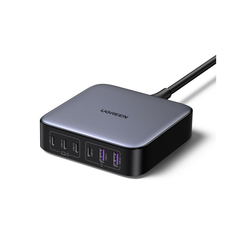 Ugreen - Nexode Universal Negro, Gris Corriente alterna Carga rápida Interior