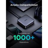 Ugreen - Nexode Universal Negro, Gris Corriente alterna Carga rápida Interior
