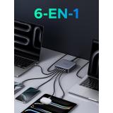 Ugreen - Nexode Universal Negro, Gris Corriente alterna Carga rápida Interior