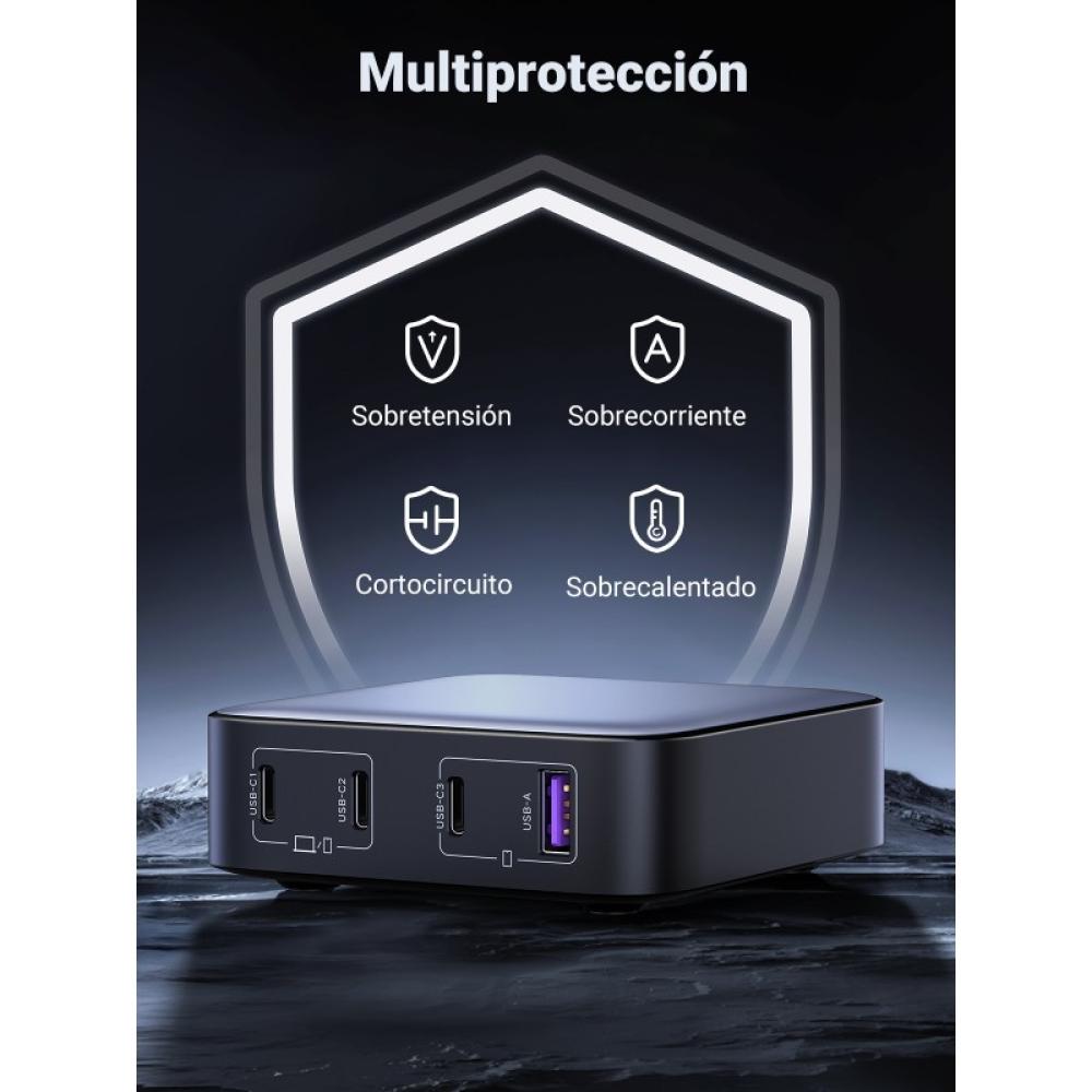 Ugreen - Nexode Universal Gris Corriente alterna Carga rápida Interior