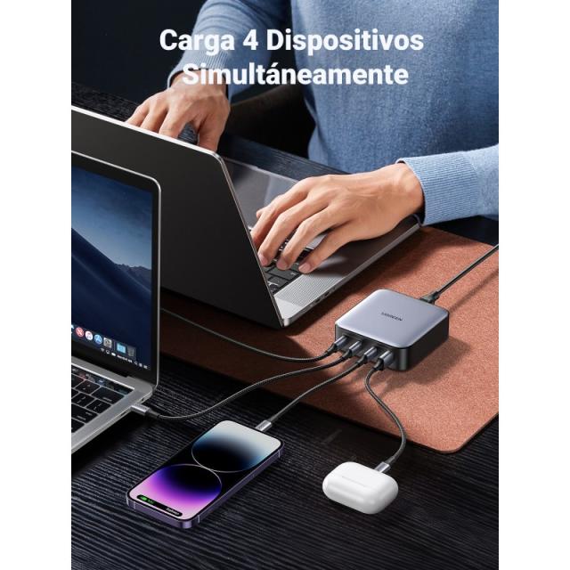 Ugreen - Nexode Universal Gris Corriente alterna Carga rápida Interior