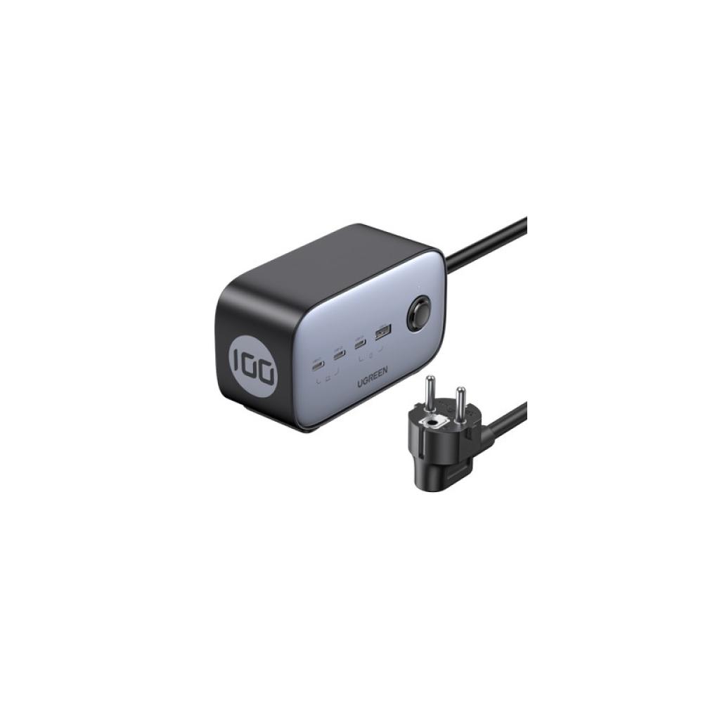 Ugreen - DigiNest Pro 1 salidas AC Tipo C 1,8 m 4 3680 W Negro