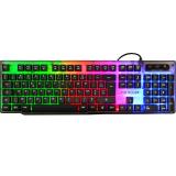 The G-Lab - Keyz Neon teclado USB QWERTY Español Negro