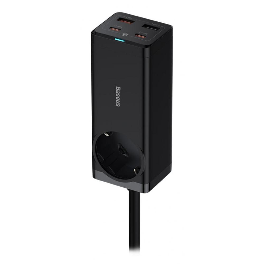 Baseus - PSZM000901 adaptador e inversor de corriente Interior 65 W Negro