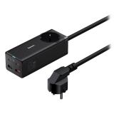 Baseus - PSZM000901 adaptador e inversor de corriente Interior 65 W Negro