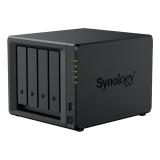 Synology - DiskStation DS925+ servidor de almacenamiento NAS Ryzen Embedded V1500B 4 GB DDR4 0 TB Negro