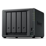 Synology - DiskStation DS925+ servidor de almacenamiento NAS Ryzen Embedded V1500B 4 GB DDR4 0 TB Negro